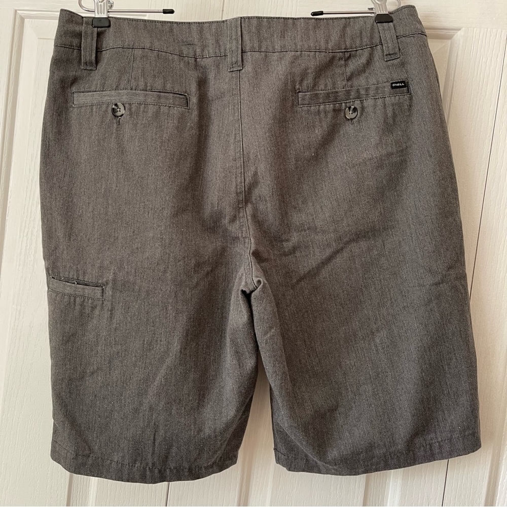 Men’s Shorts, O’Neill, Relaxed Fit, Size 34, Silver/Grey